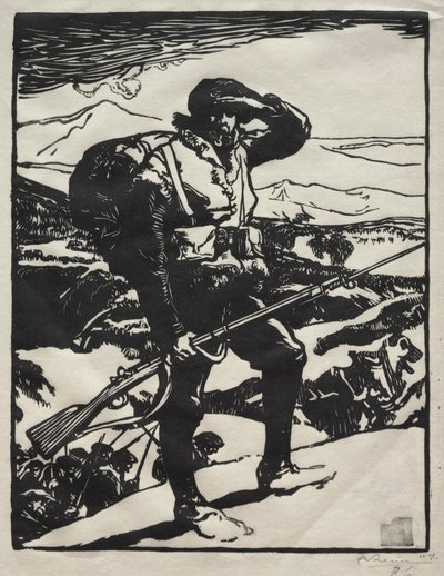 Historia de la Guerra: Chaseur Alpin de Auguste Louis Lepère
