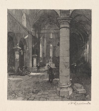 Interior de la Iglesia de Auguste Louis Lepère