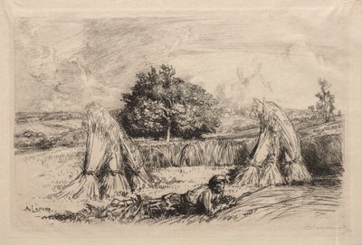 Manojos de centeno, Crèvecœur de Auguste Louis Lepère