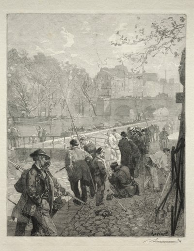 La esclusa de la Monnaie de Auguste Louis Lepère