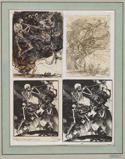 La Mort et les Passions fondant sur la terre de Auguste Louis Lepère
