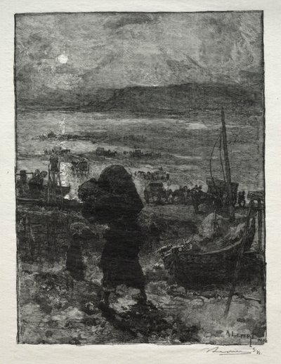 La Recolección de Arena de Auguste Louis Lepère