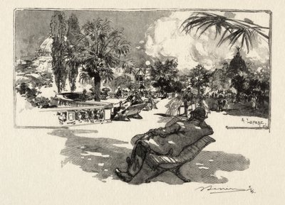 La Terraza de las Artes Liberales de Auguste Louis Lepère