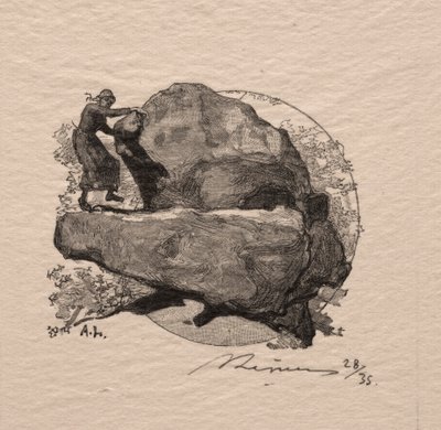 La roca que tiembla de Auguste Louis Lepère
