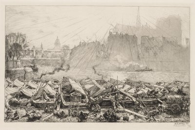 Le Grande Marché aux Pommes de Auguste Louis Lepère