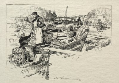 Le Marché aux Pommes, No. 1 de Auguste Louis Lepère