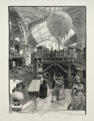 El Palacio de las Artes Liberales, Interior de Auguste Louis Lepère