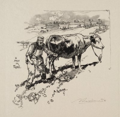 Le marchand de lait de Auguste Louis Lepère