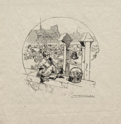 Mercado de Manzanas, No. 2 de Auguste Louis Lepère