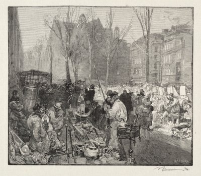 Mercado de chatarra de Auguste Louis Lepère