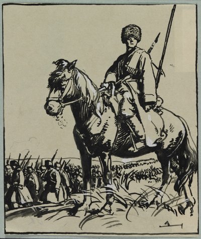 Officier de Cosaques de Auguste Louis Lepère
