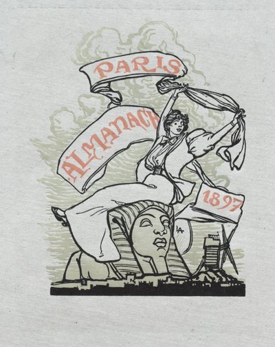 Almanaque de París, 1897: Contraportada, 1897 de Auguste Louis Lepère