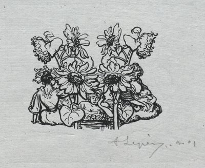 Almanaque de París, 1897: Pie de Página, Verano de Auguste Louis Lepère