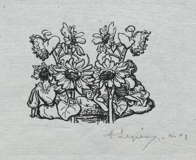 Almanaque de París, 1897: Pie de página, Verano, 1897 de Auguste Louis Lepère