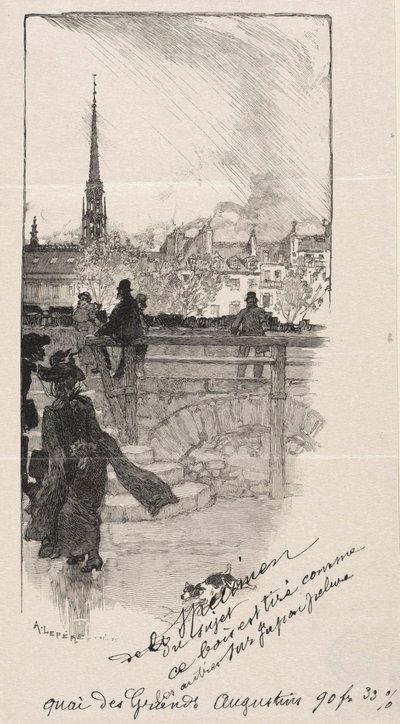 Quai des Grands Augustins de Auguste Louis Lepère