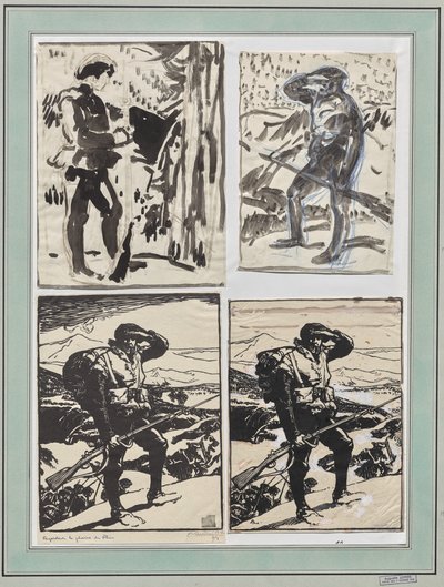 Regardant la plaine du Rhin de Auguste Louis Lepère
