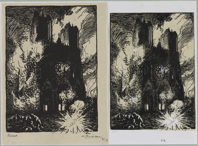 Reims, 1914 de Auguste Louis Lepère