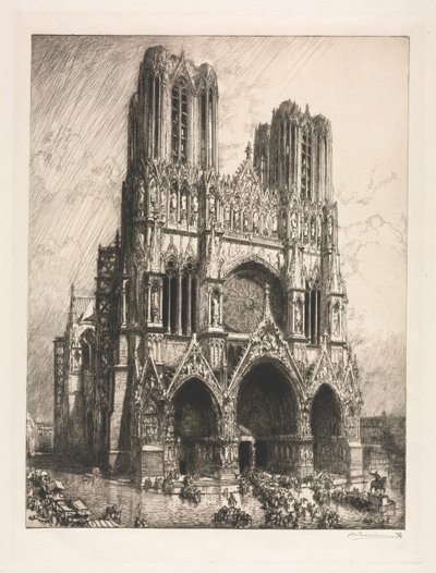 Catedral de Reims de Auguste Louis Lepère