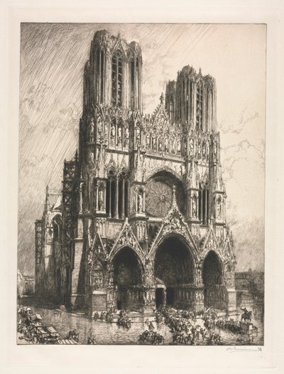 Catedral de Reims de Auguste Louis Lepère