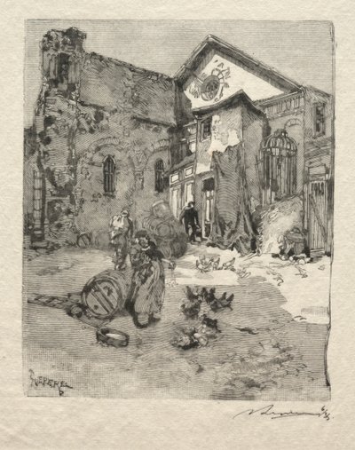 St. Julien le Pauvre: Le Portail de Auguste Louis Lepère
