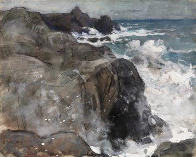 Tormenta en la isla de Yeu de Auguste Louis Lepère