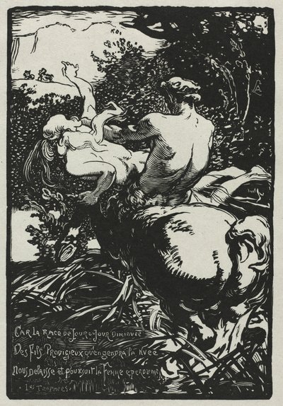 El centauro de Auguste Louis Lepère
