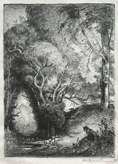 El barranco en junio de Auguste Louis Lepère