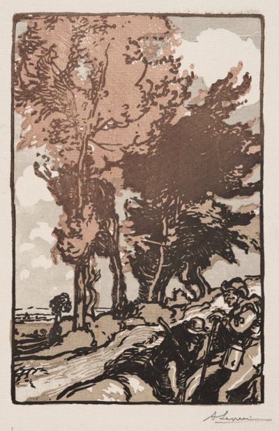 El lugar de descanso, 1904 de Auguste Louis Lepère