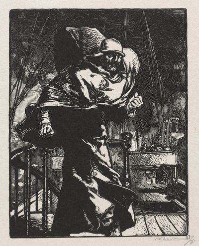 La Guerra de 1914. Primera Serie. Emperador Guillermo enojado, 1915 de Auguste Louis Lepère