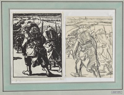 Troupe en marche de Auguste Louis Lepère
