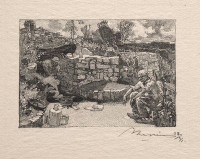 Una logia de cantero de Auguste Louis Lepère