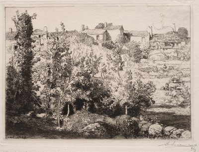 Pueblo de Meule de Auguste Louis Lepère