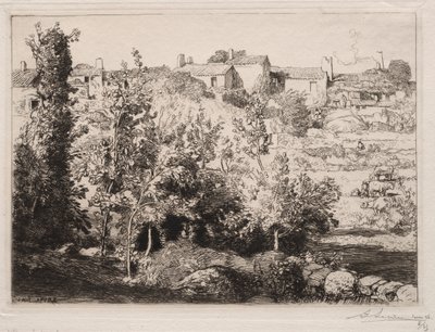 Pueblo de Meule de Auguste Louis Lepère