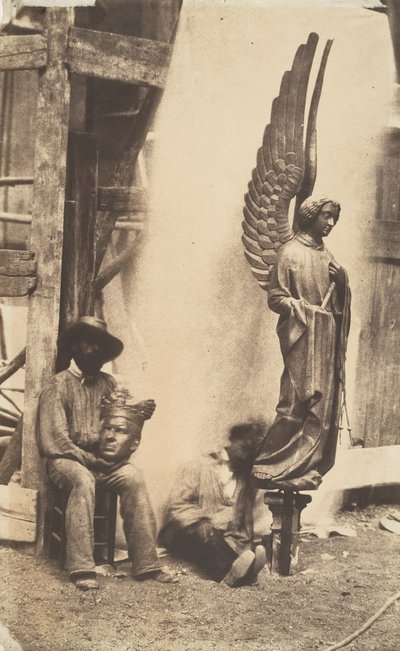 Ángel de la Pasión, Sainte-Chapelle, París, 1853-1854 de Auguste Mestral