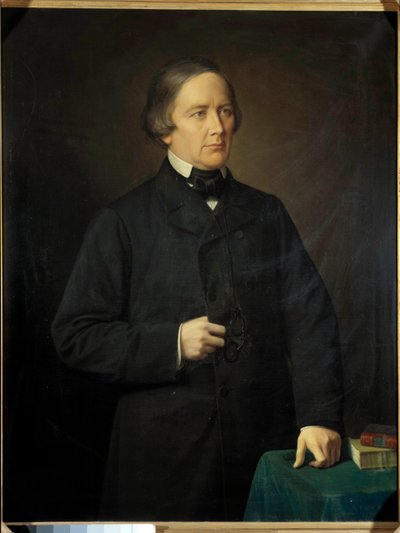 Retrato de Charles Forbes, Conde de Montalembert (1810-1870), periodista y político de Auguste Pichon