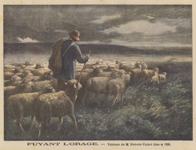 Huyendo de la tormenta de Auguste Prévot Valeri