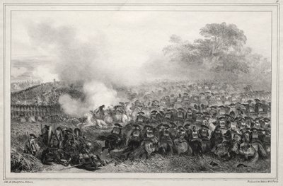 Álbum de 1835: Carré enfoncé... de Auguste Raffet