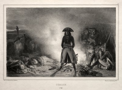 Álbum de 1836: Italia, 1796, Napoleón Bonaparte, 1836 de Auguste Raffet