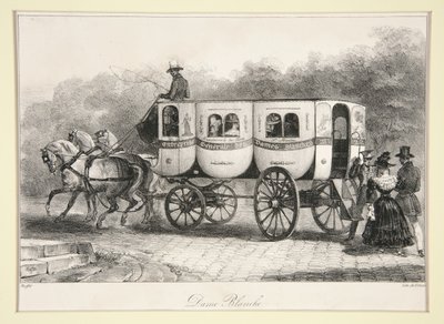 Dama blanca de Auguste Raffet