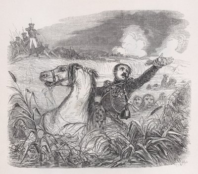 Poniatowski de Las Obras Completas de Béranger, 1836 de Auguste Raffet