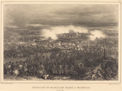 Retirada en Waterloo de Auguste Raffet