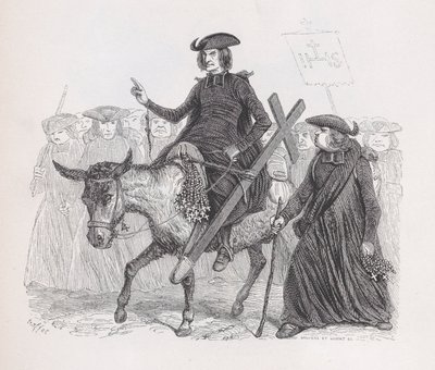 Los misioneros de Las obras completas de Béranger de Auguste Raffet