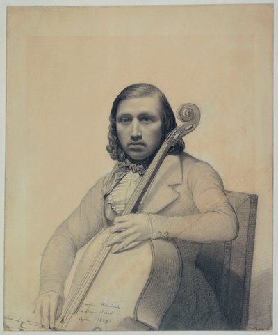 Retrato de François George-Hainl 1807-1873, 1839 de Auguste René Flandrin