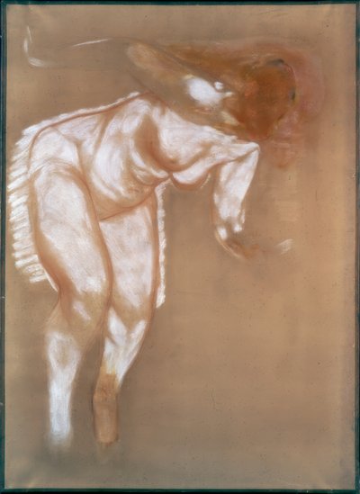 Estudio para un desnudo sentado de Auguste Renoir