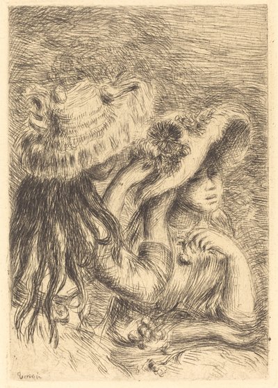 El alfiler del sombrero de Auguste Renoir