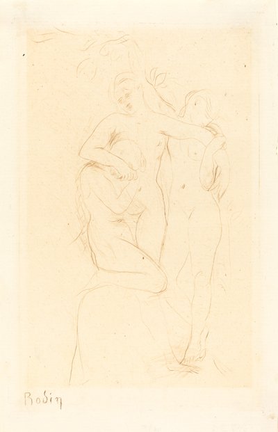 Almas del purgatorio de Auguste Rodin