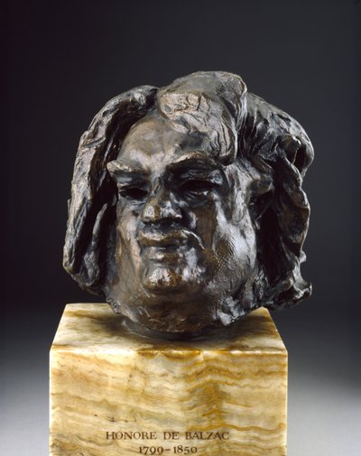 Balzac, Cabeza antes del Último Estudio de Auguste Rodin
