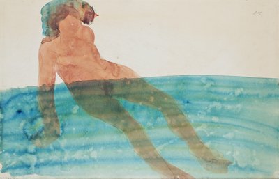 Mujer Bañándose, antes de 1902 de Auguste Rodin