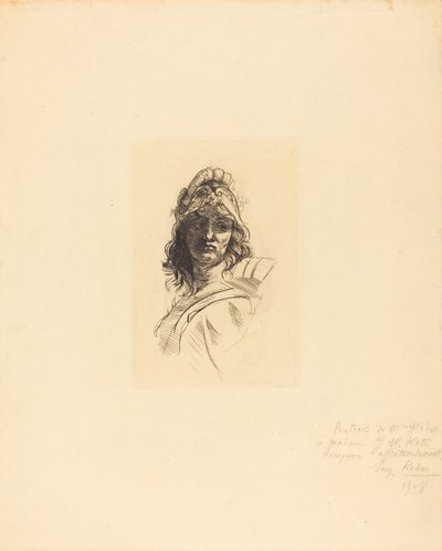 Busto de Bellona de Auguste Rodin