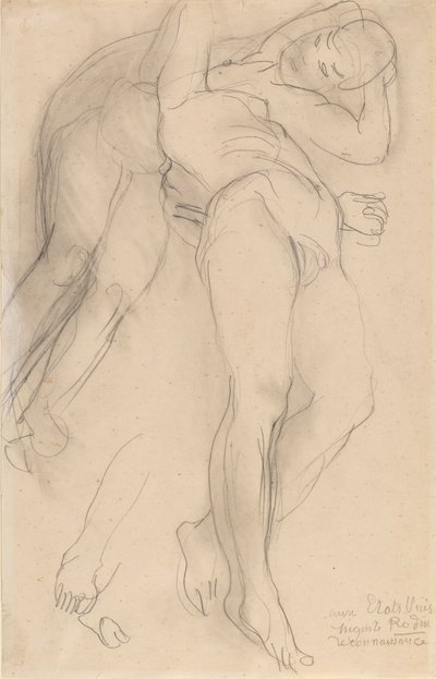 Dibujo esquemático de Auguste Rodin